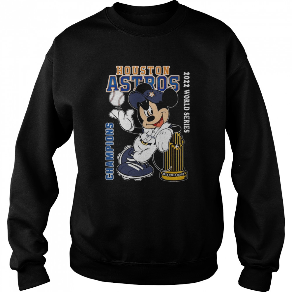 MLB Mickey Mouse Houston Astros 2022 World Series Champions t-shirt Unisex Sweatshirt