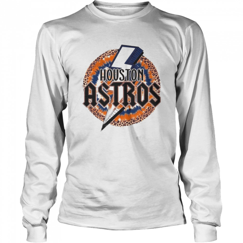 Vintage Houston Astros Baseball MLB Tie Dye 2022  Long Sleeved T-shirt