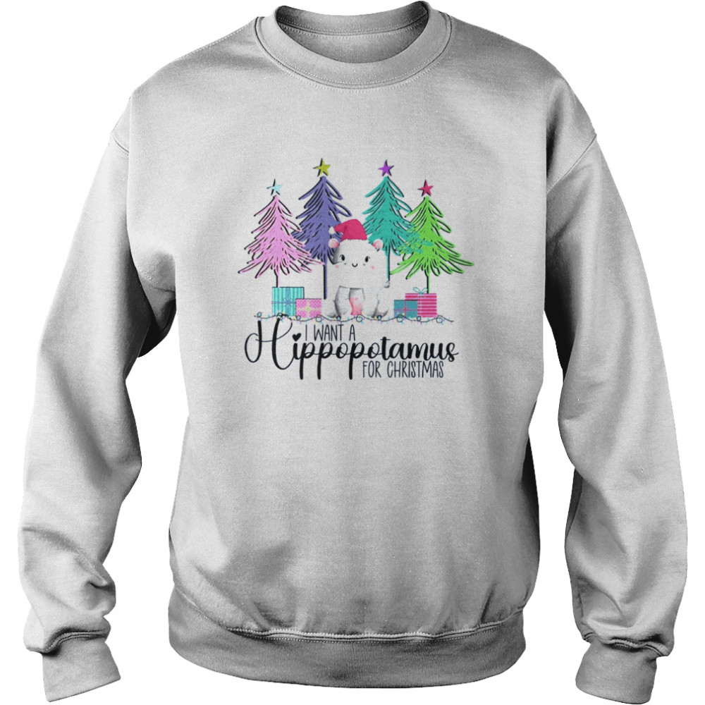 I Want A Hippopotamus For Christmas  Unisex Sweatshirt