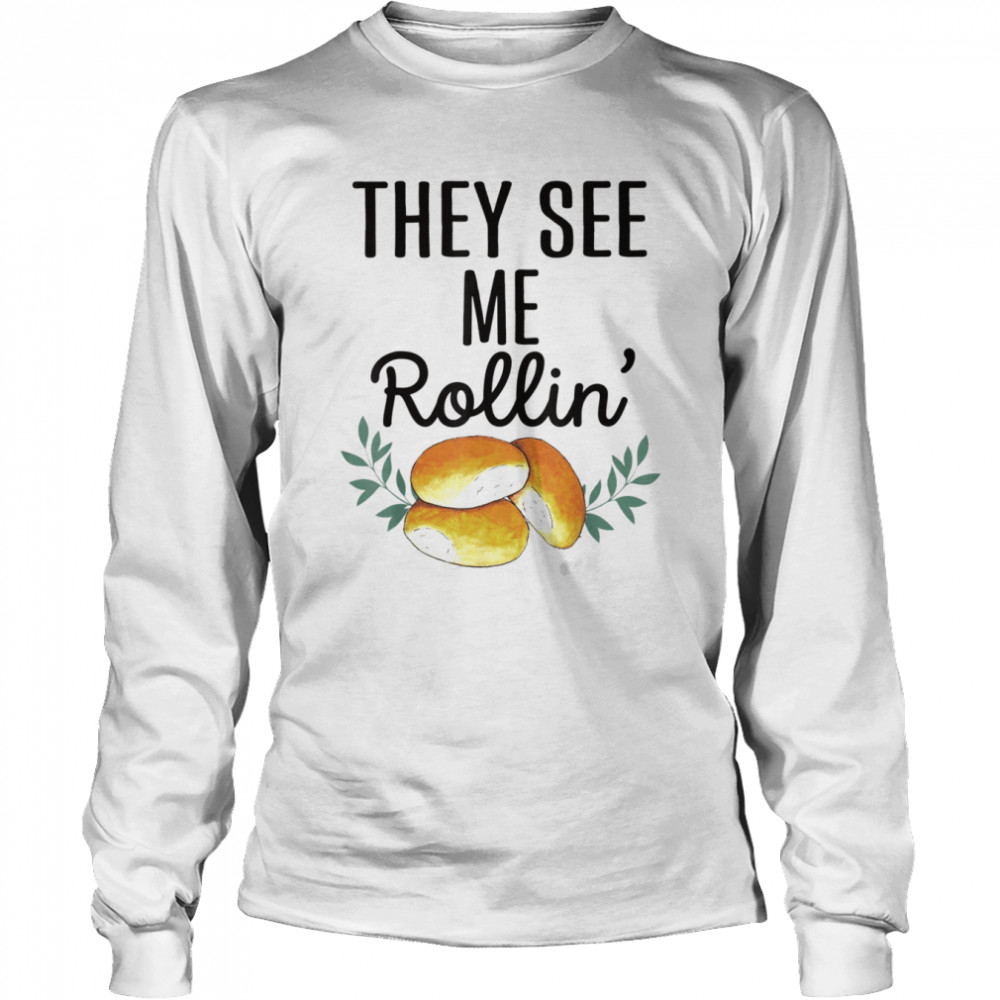 They See Me Rollin’ Matching Family Happy Thanksgiving T- Long Sleeved T-shirt