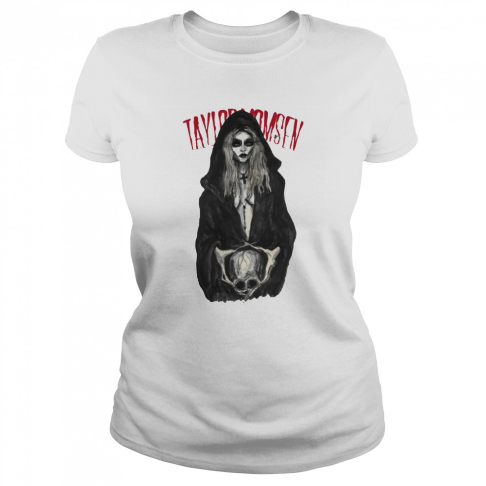 Taylor Michel Momsen Holding A Skull The Pretty Reckless shirt Classic Women's T-shirt