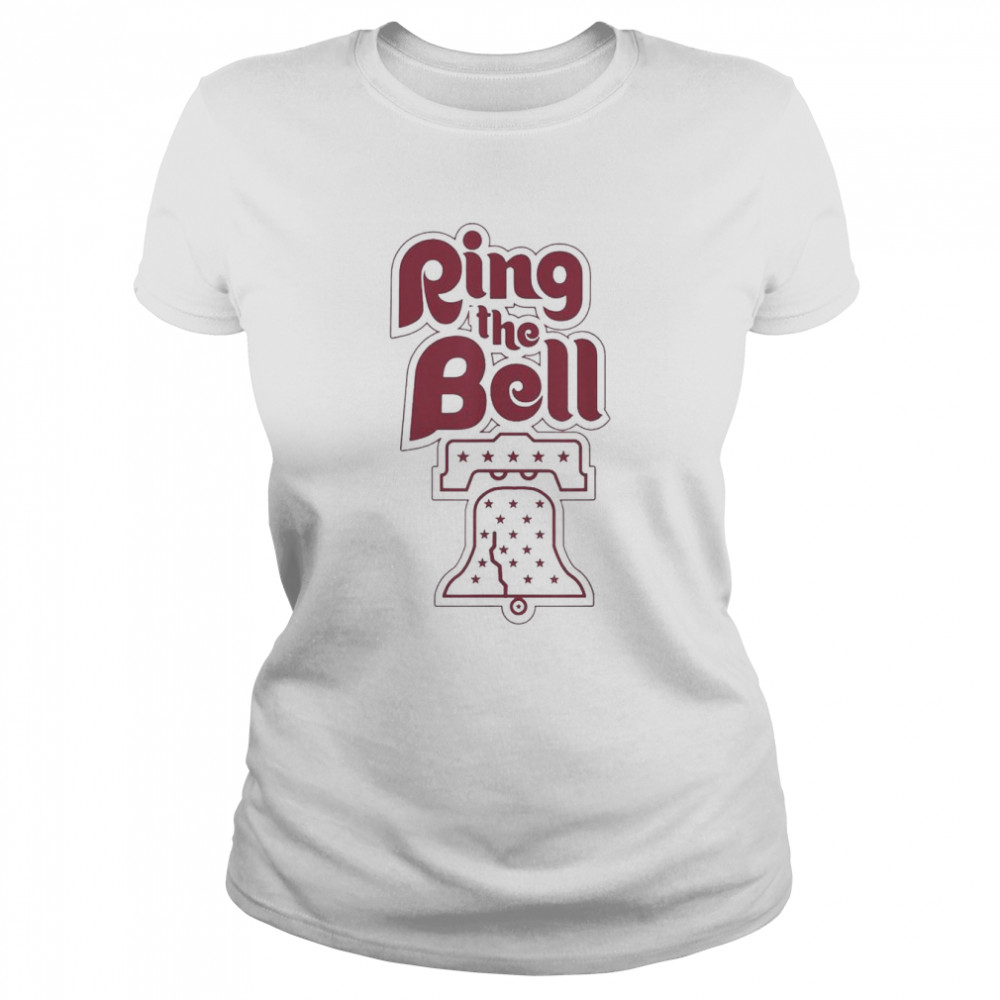 we love philadelphia ring the bell gift classic womens t shirt