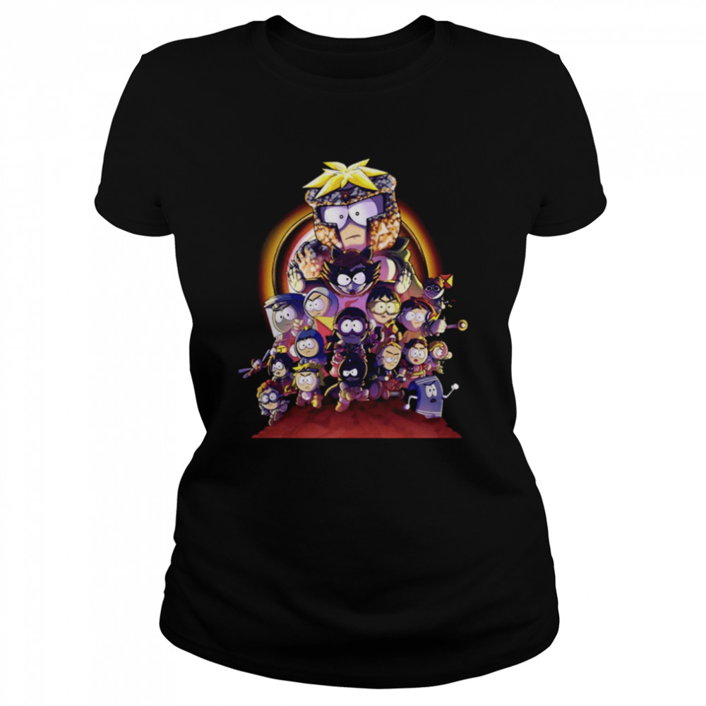 Infinity War Marvel Parody South Park shirt Classic Women's T-shirt