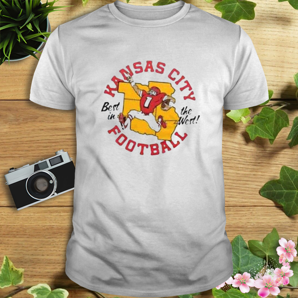 Best In The West Kansas City Football Shirt 1