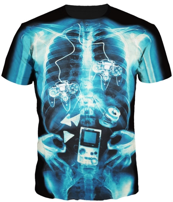 GAMER ADDICT 3D Tshirt 1