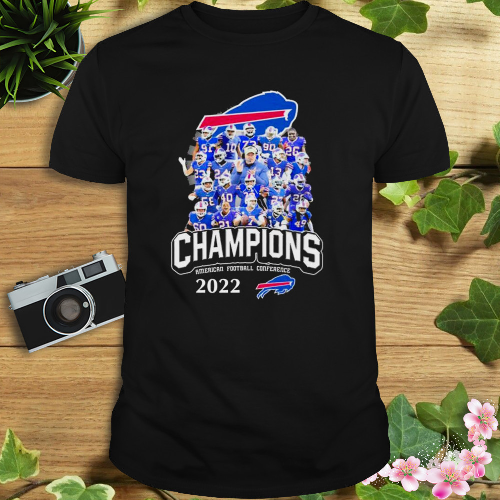 Buffalo Bills team Champions American Football Conference 2022-2023 shirt 3